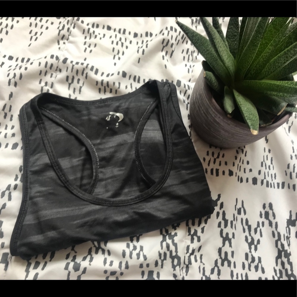 Mottled Grey Work Out Tank Top